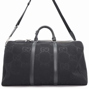 Gucci Canvas Leather Boston Bag Shoulder Bag (Pre-Owned)