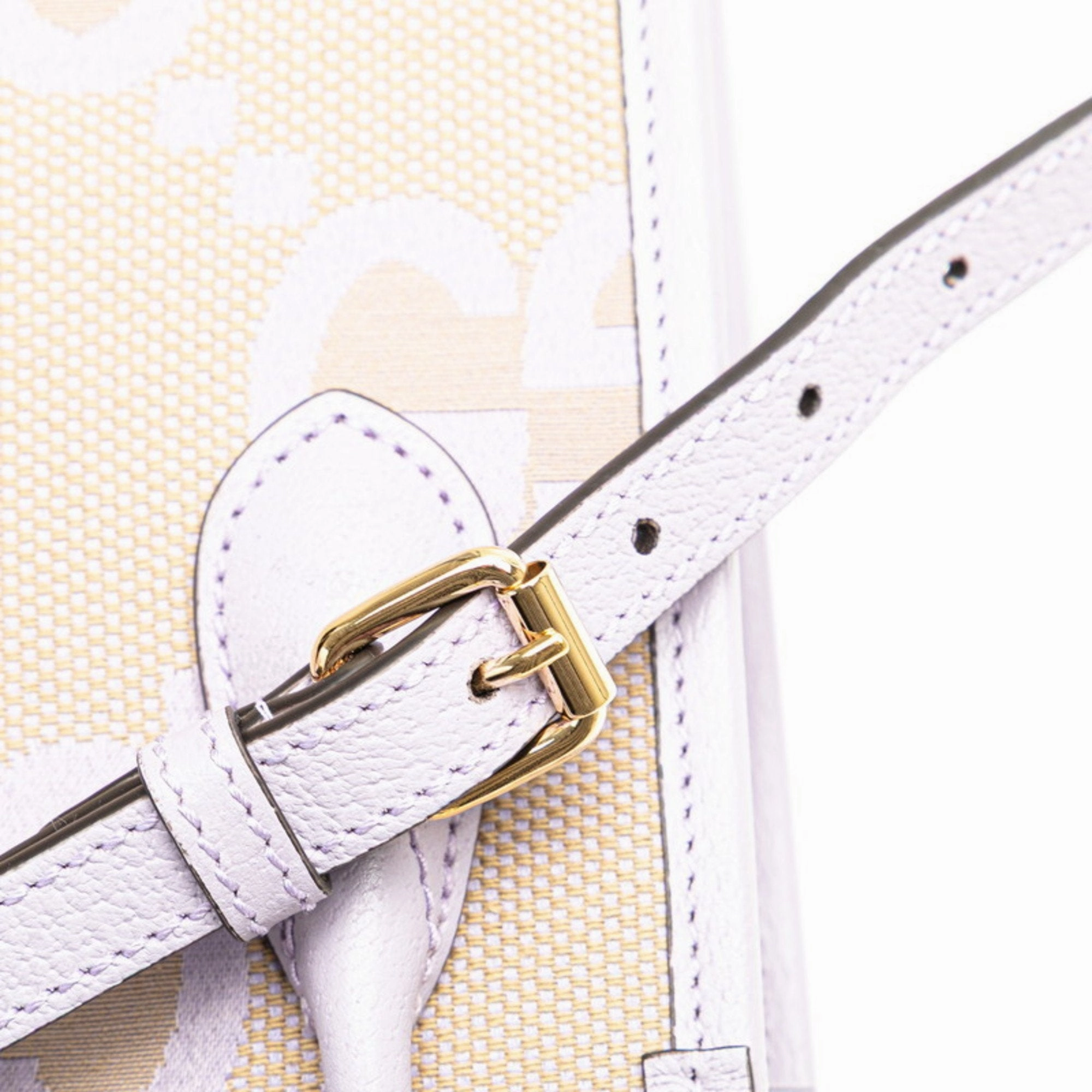 Gucci  Canvas Leather Handbag Shoulder Bag (Pre-Owned)