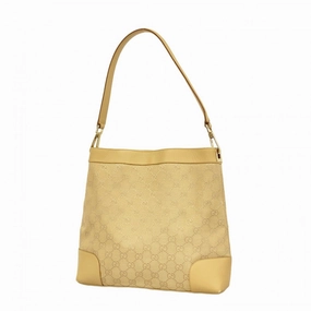 Gucci Canvas Leather Shoulder Bag (Pre-Owned)