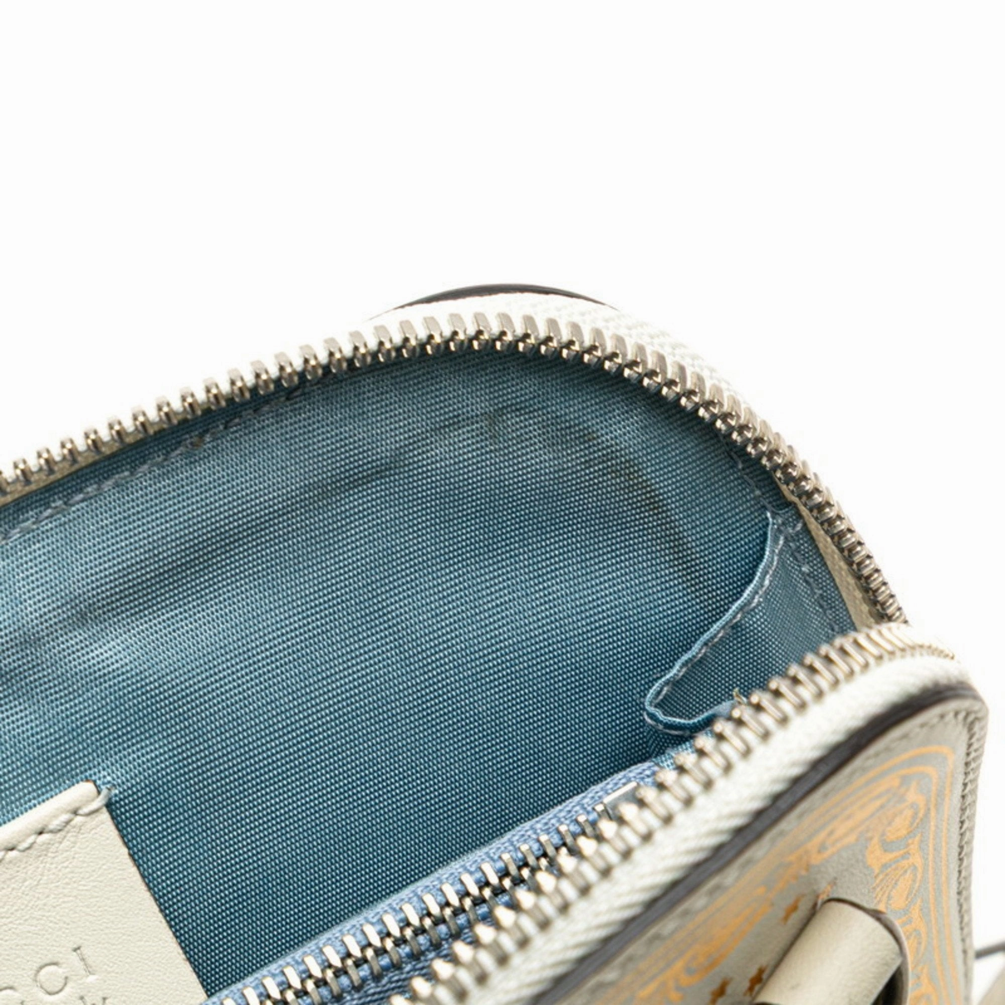 Gucci gold Leather Shoulder Bag (Pre-Owned)