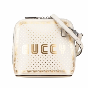 Gucci gold Leather Shoulder Bag (Pre-Owned)