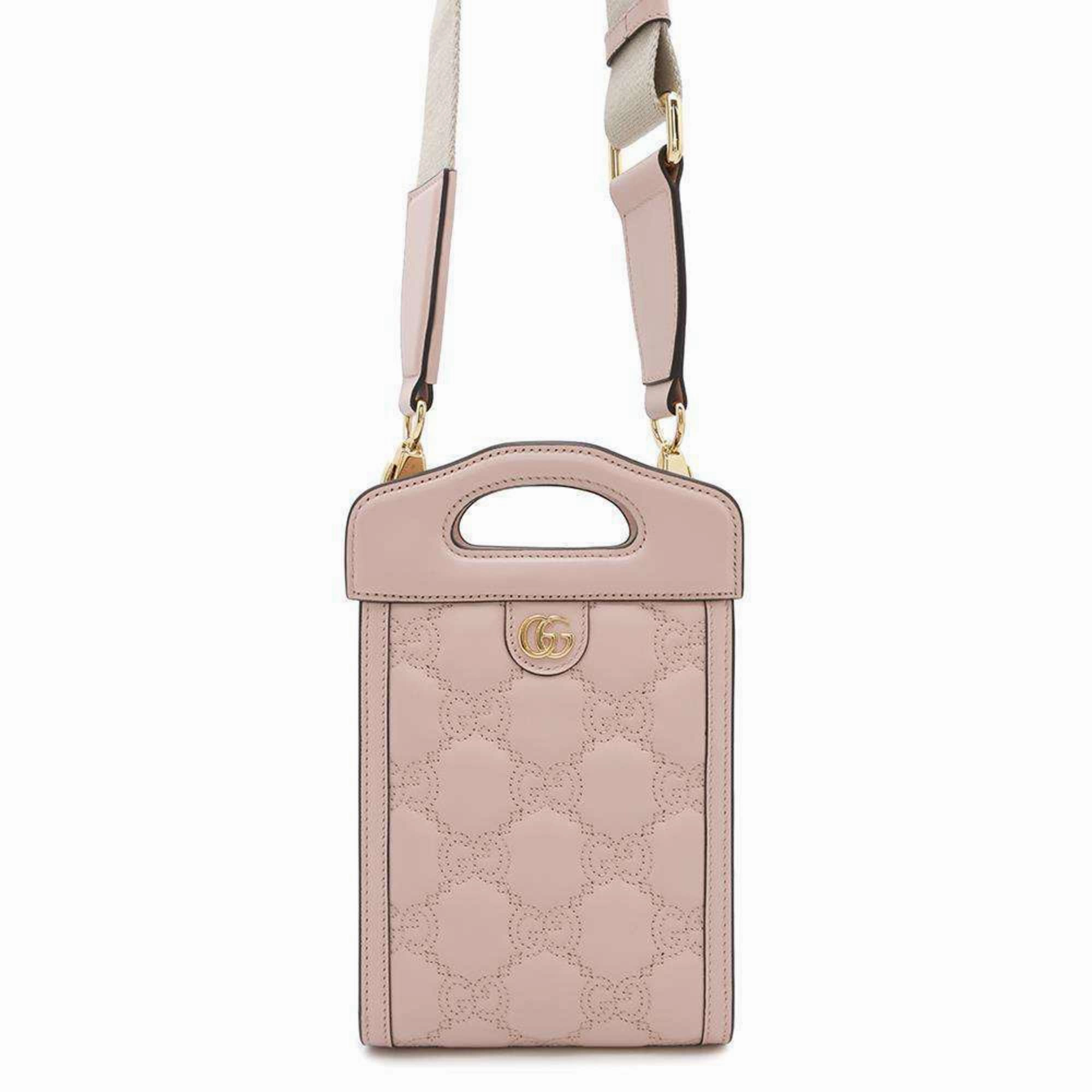 Gucci Leather Handbag Shoulder Bag (Pre-Owned)