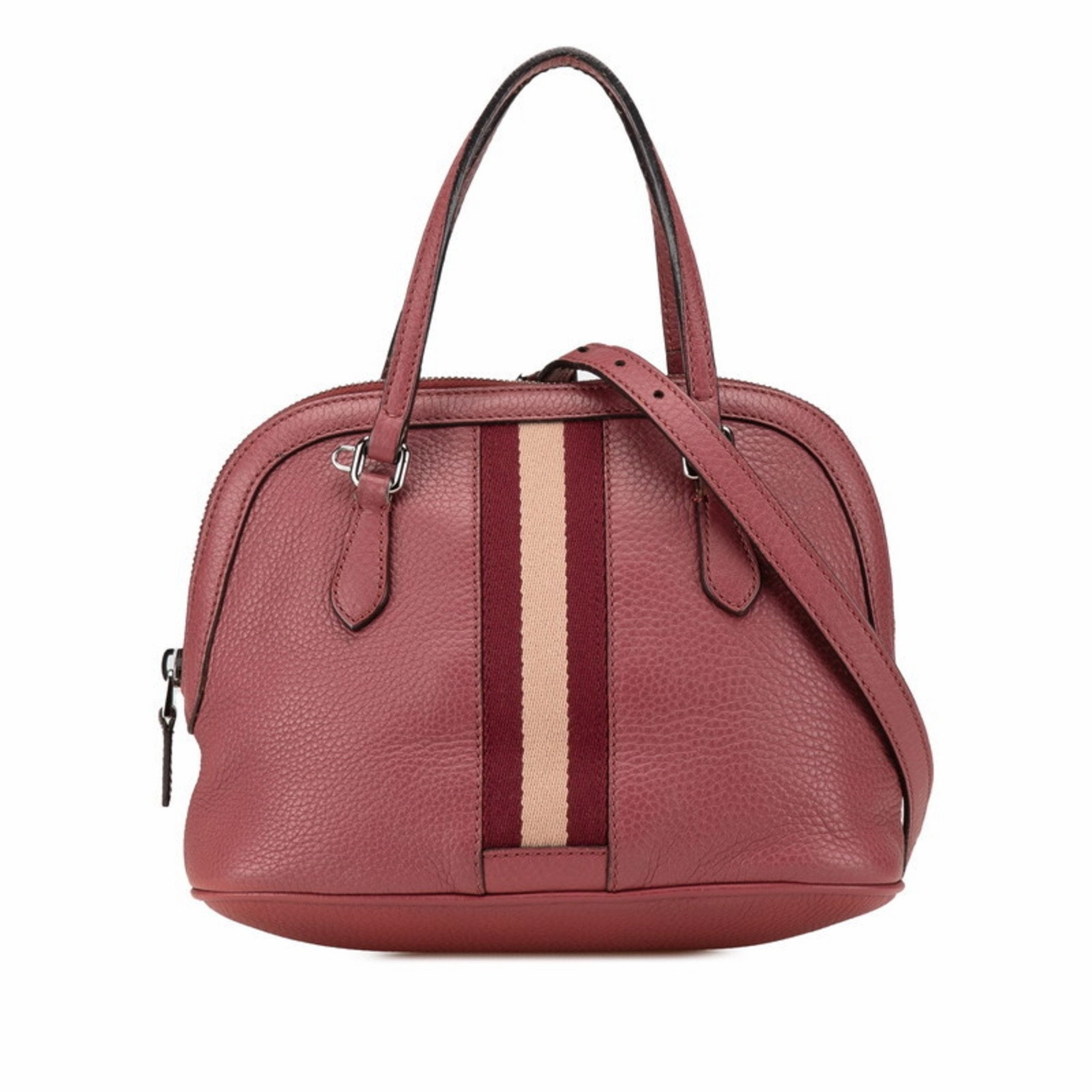 Gucci Leather Handbag Shoulder Bag (Pre-Owned)