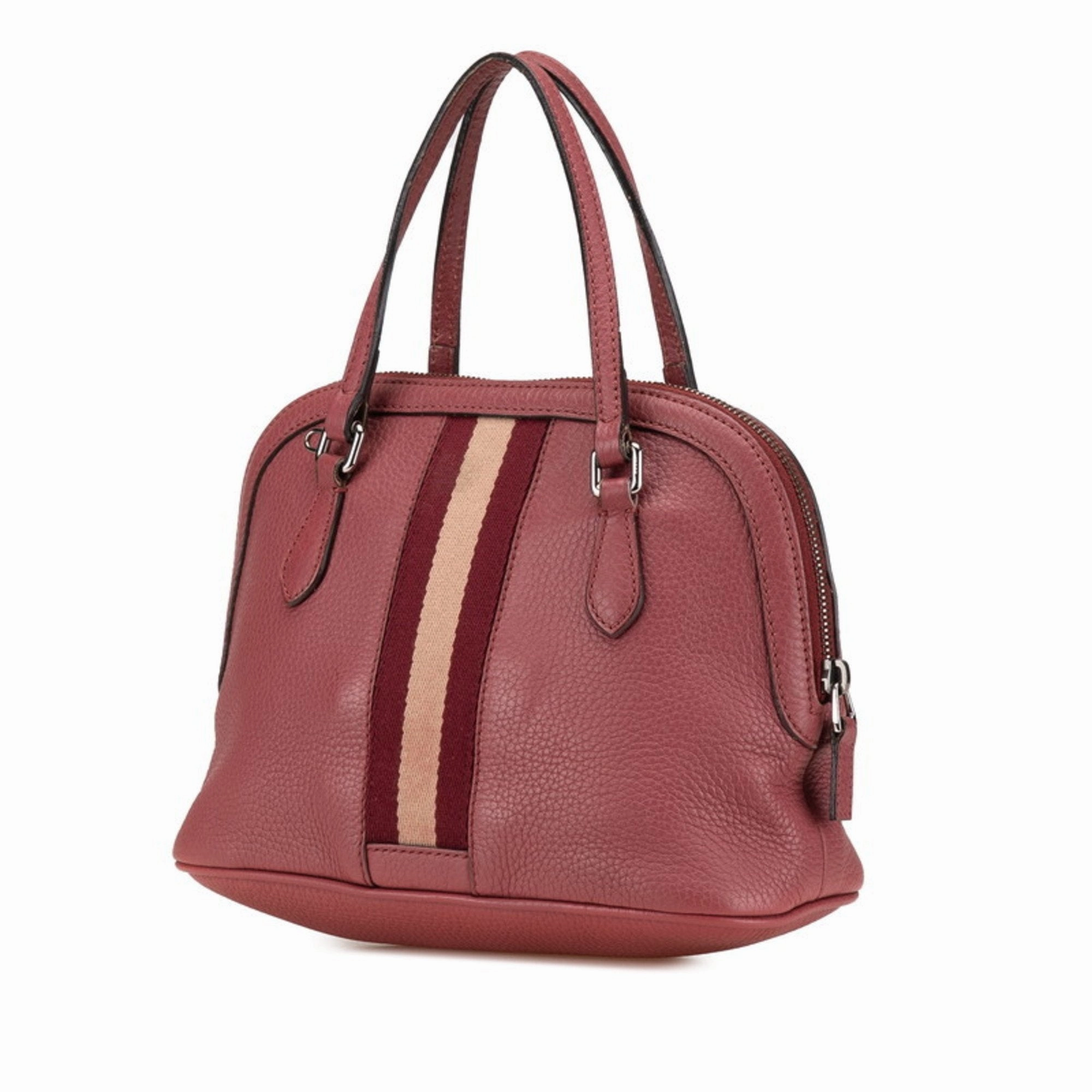 Gucci Leather Handbag Shoulder Bag (Pre-Owned)