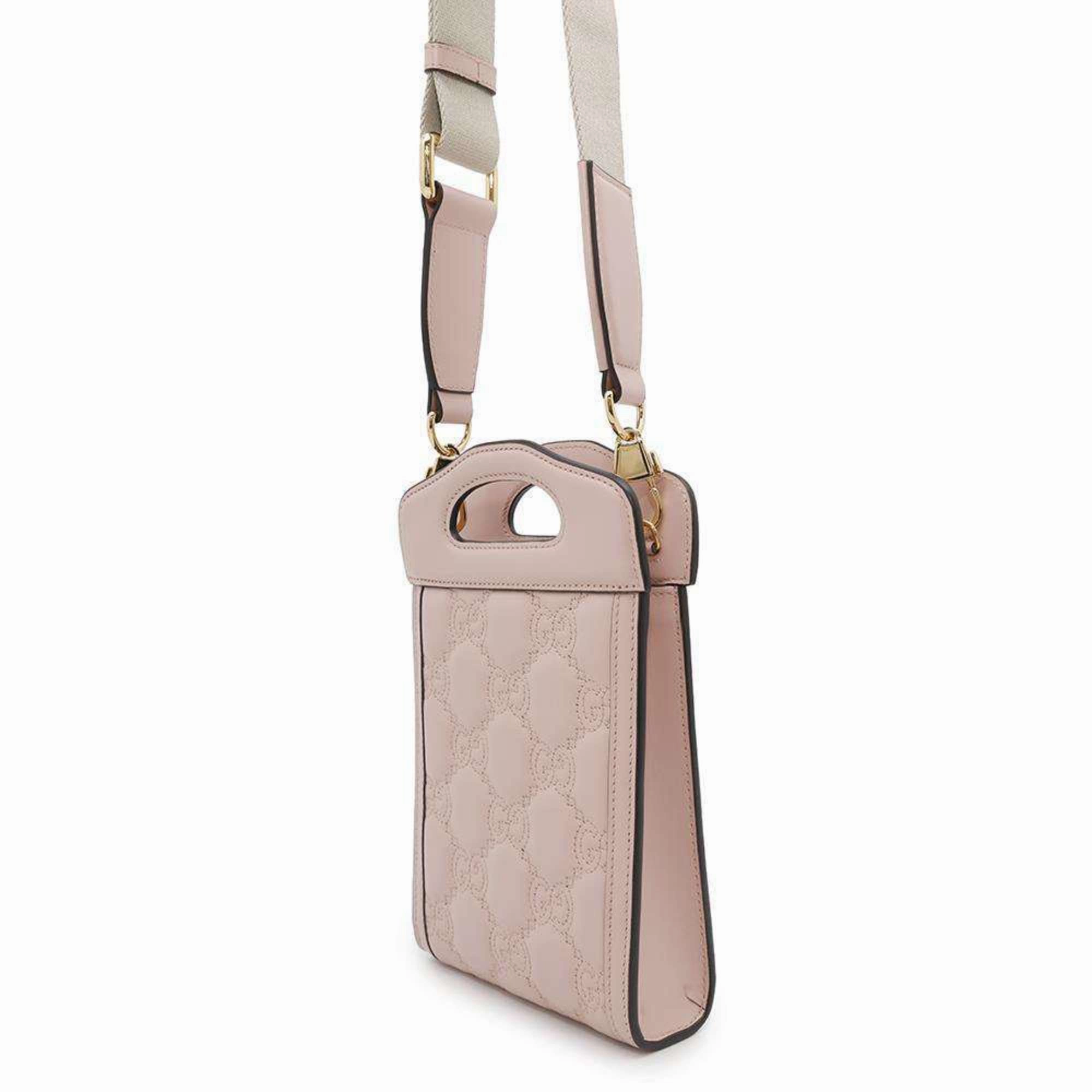 Gucci Leather Handbag Shoulder Bag (Pre-Owned)