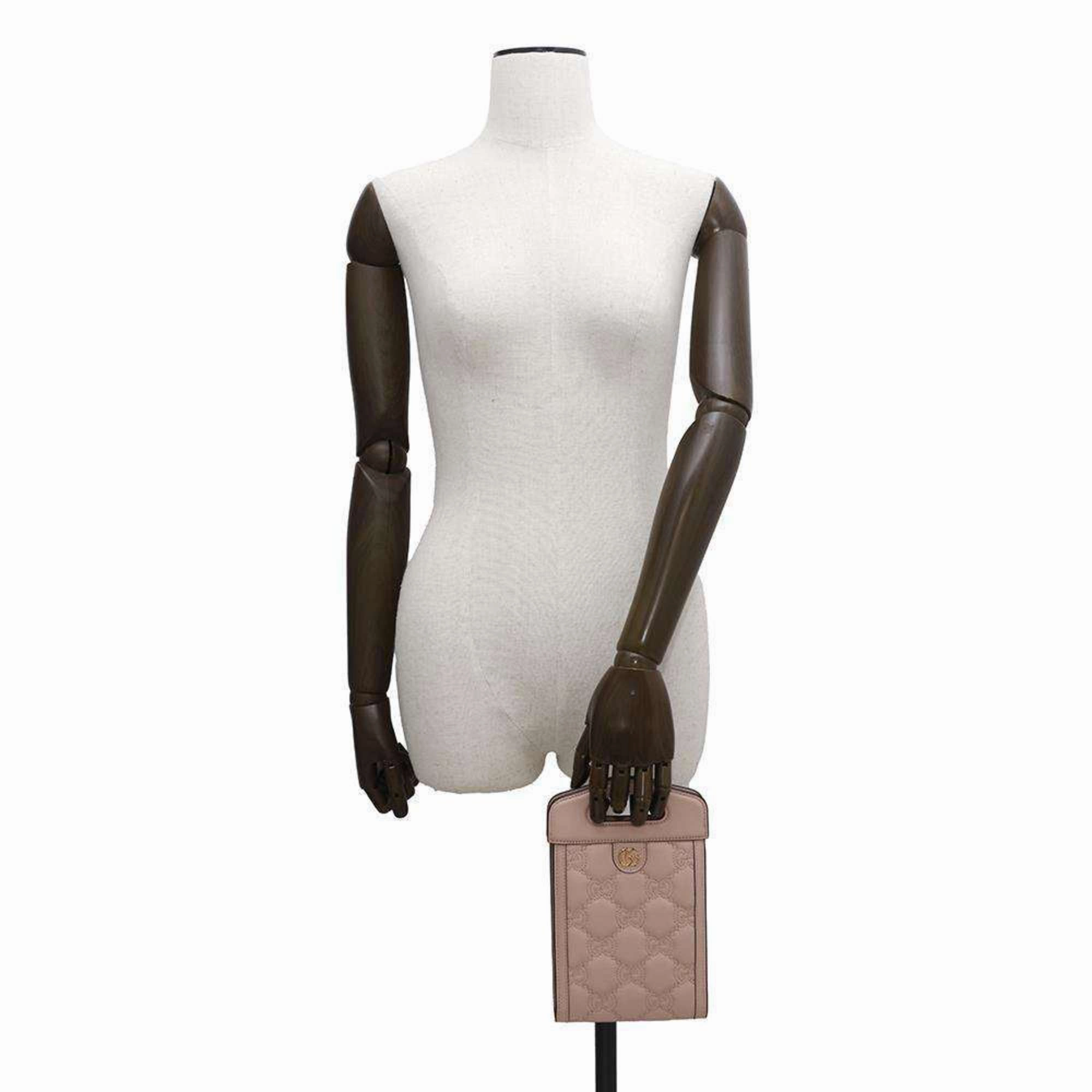 Gucci Leather Handbag Shoulder Bag (Pre-Owned)