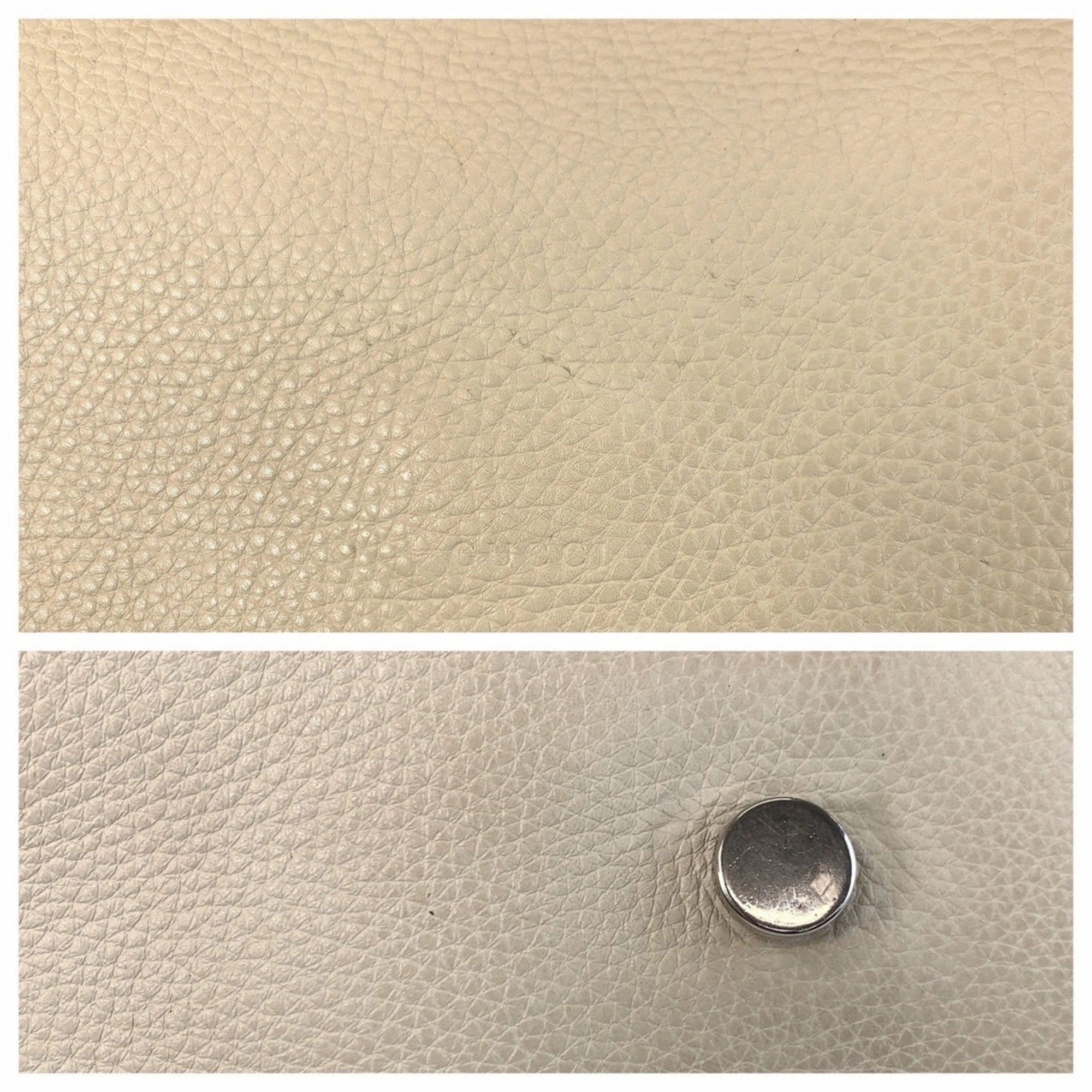 Gucci Leather Messenger Bag Shoulder Bag (Pre-Owned)
