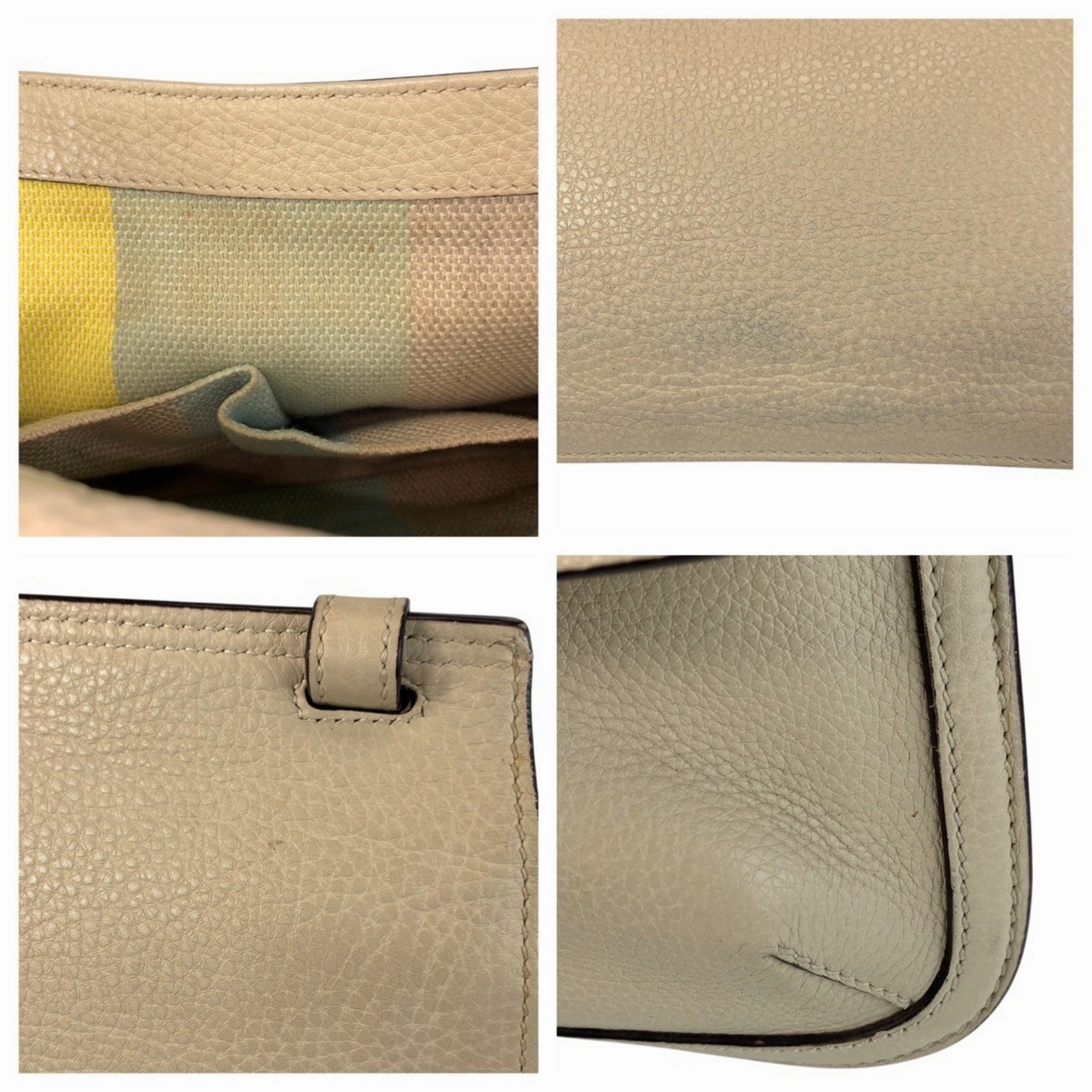 Gucci Leather Messenger Bag Shoulder Bag (Pre-Owned)