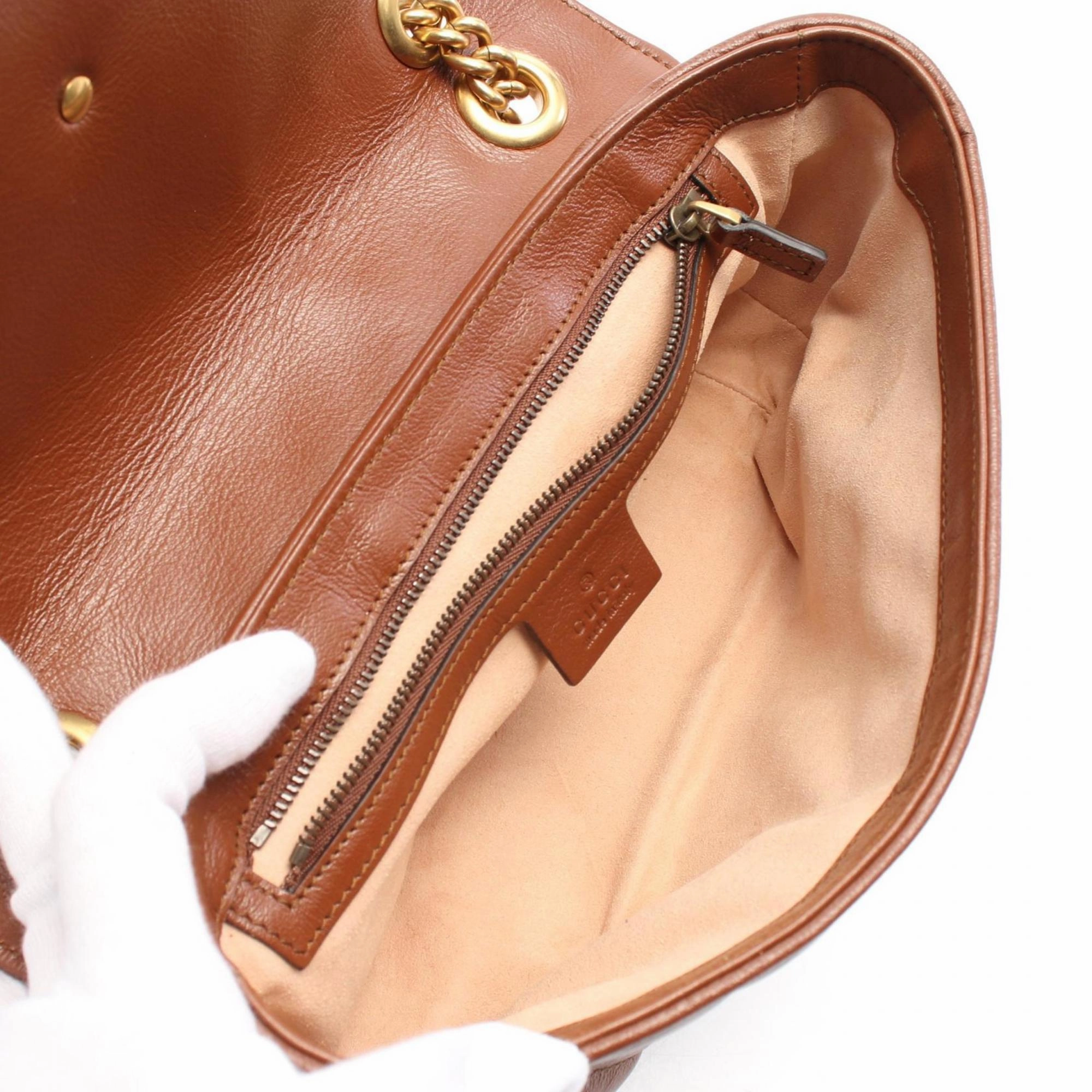 Gucci Leather Shoulder Bag (Pre-Owned)