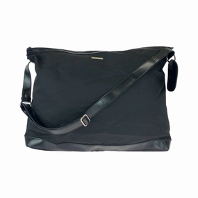Gucci Nylon Leather Boston Bag Shoulder Bag (Pre-Owned)