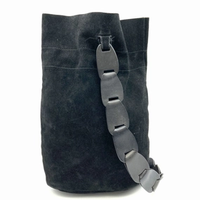 Gucci Suede Leather Shoulder Bag (Pre-Owned)