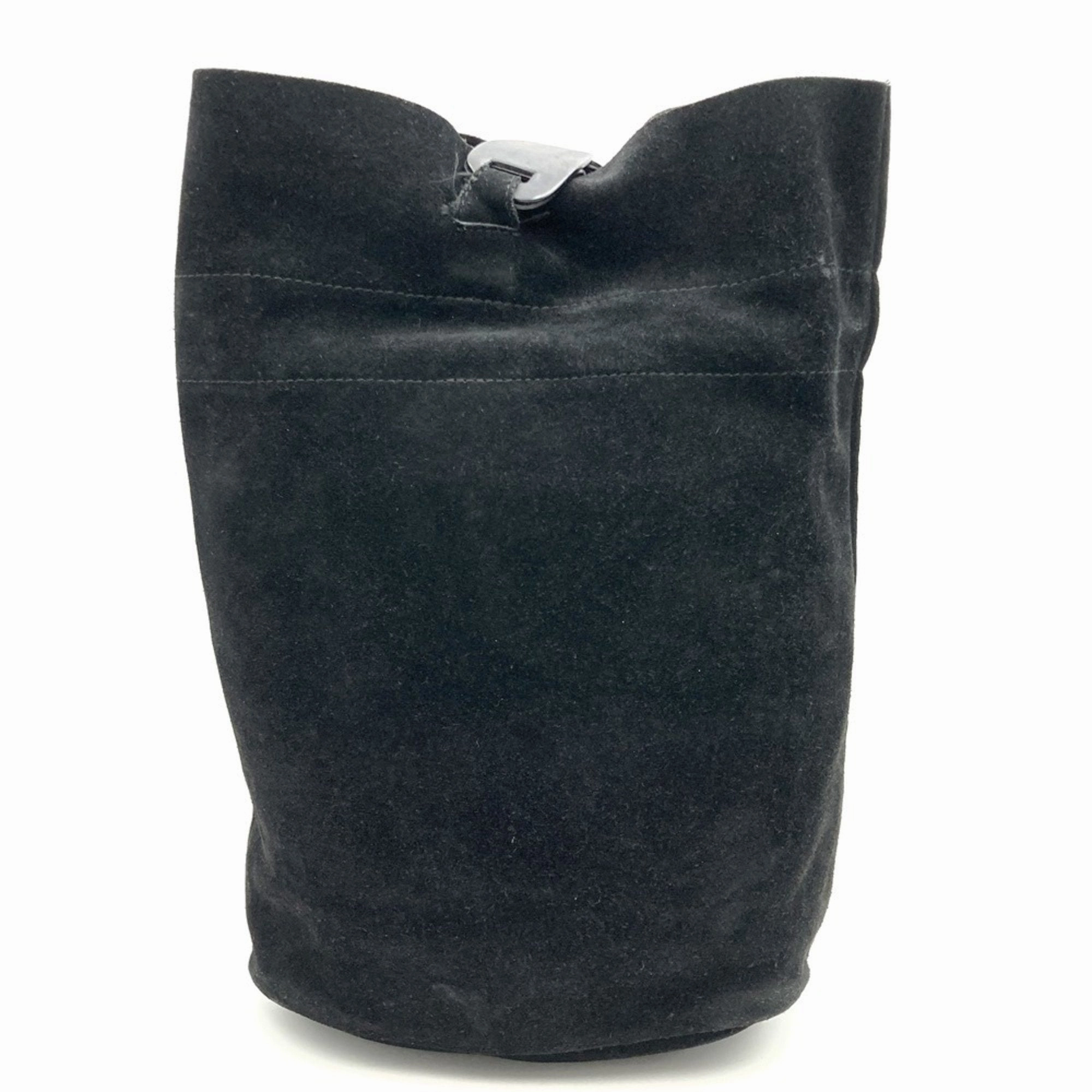 Gucci Suede Leather Shoulder Bag (Pre-Owned)