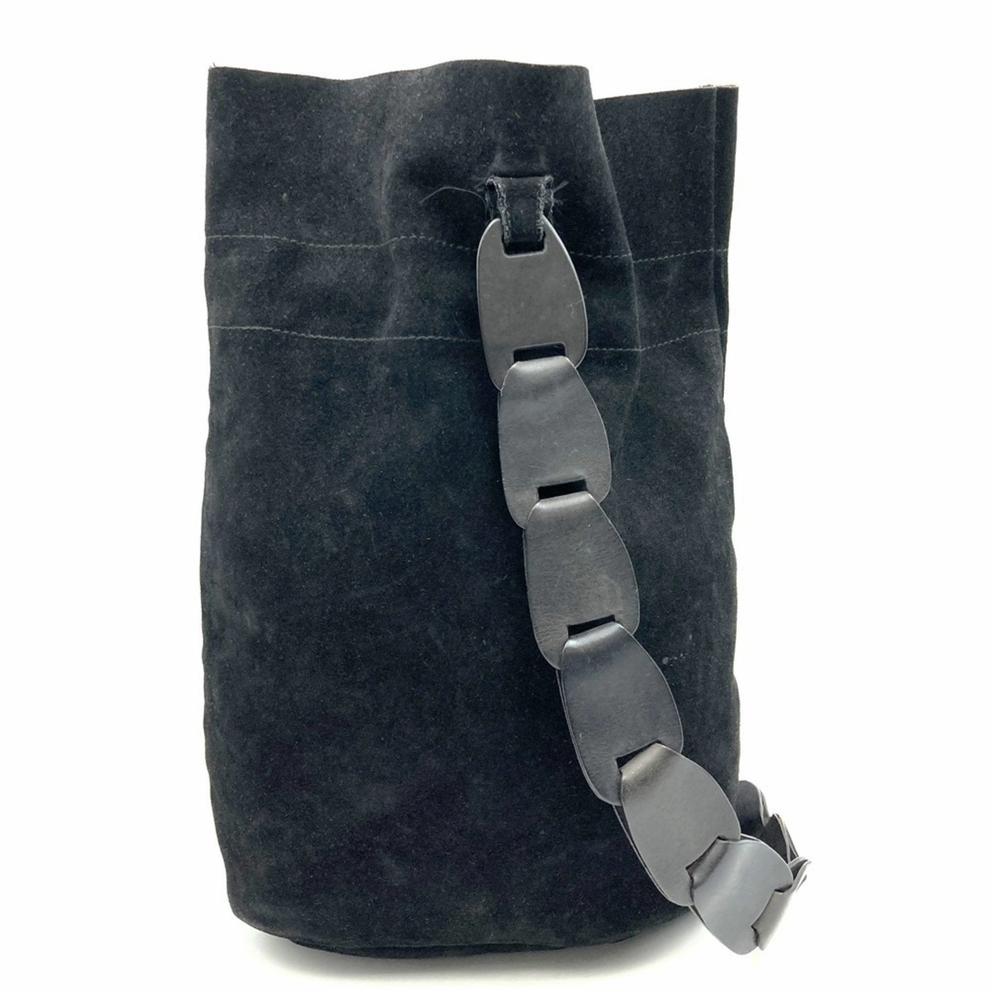 Gucci Suede Leather Shoulder Bag (Pre-Owned)