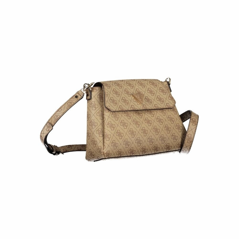 Guess Jeans Beige Polyethylene Women's Handbag