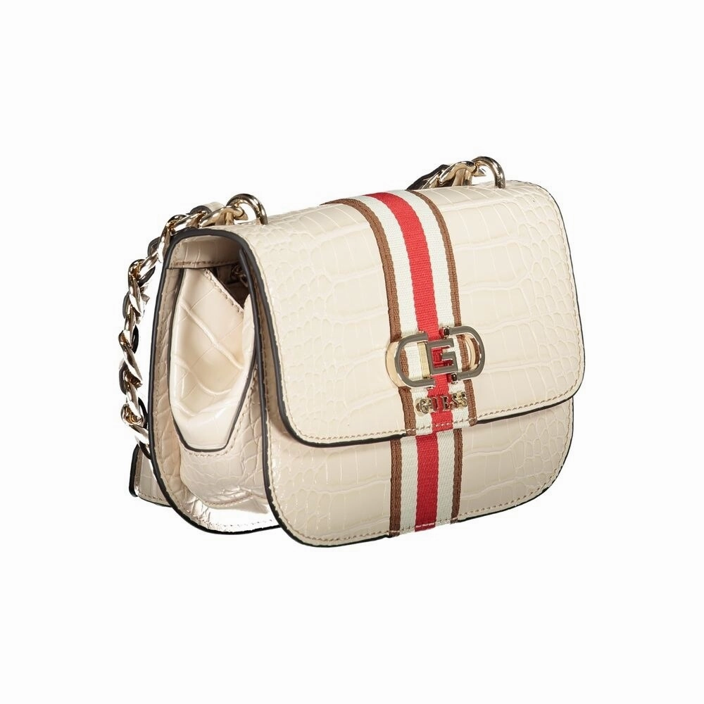 Guess Jeans Beige Polyethylene Women's Handbag