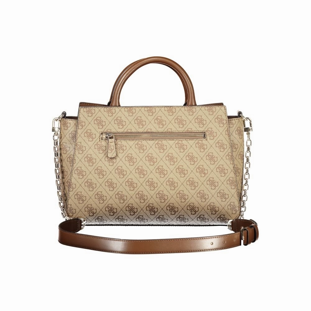 Guess Jeans Beige Polyethylene Women's Handbag