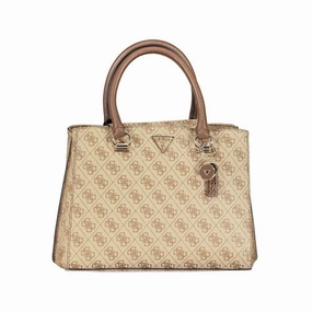 Guess Jeans Beige Polyethylene Women's Handbag