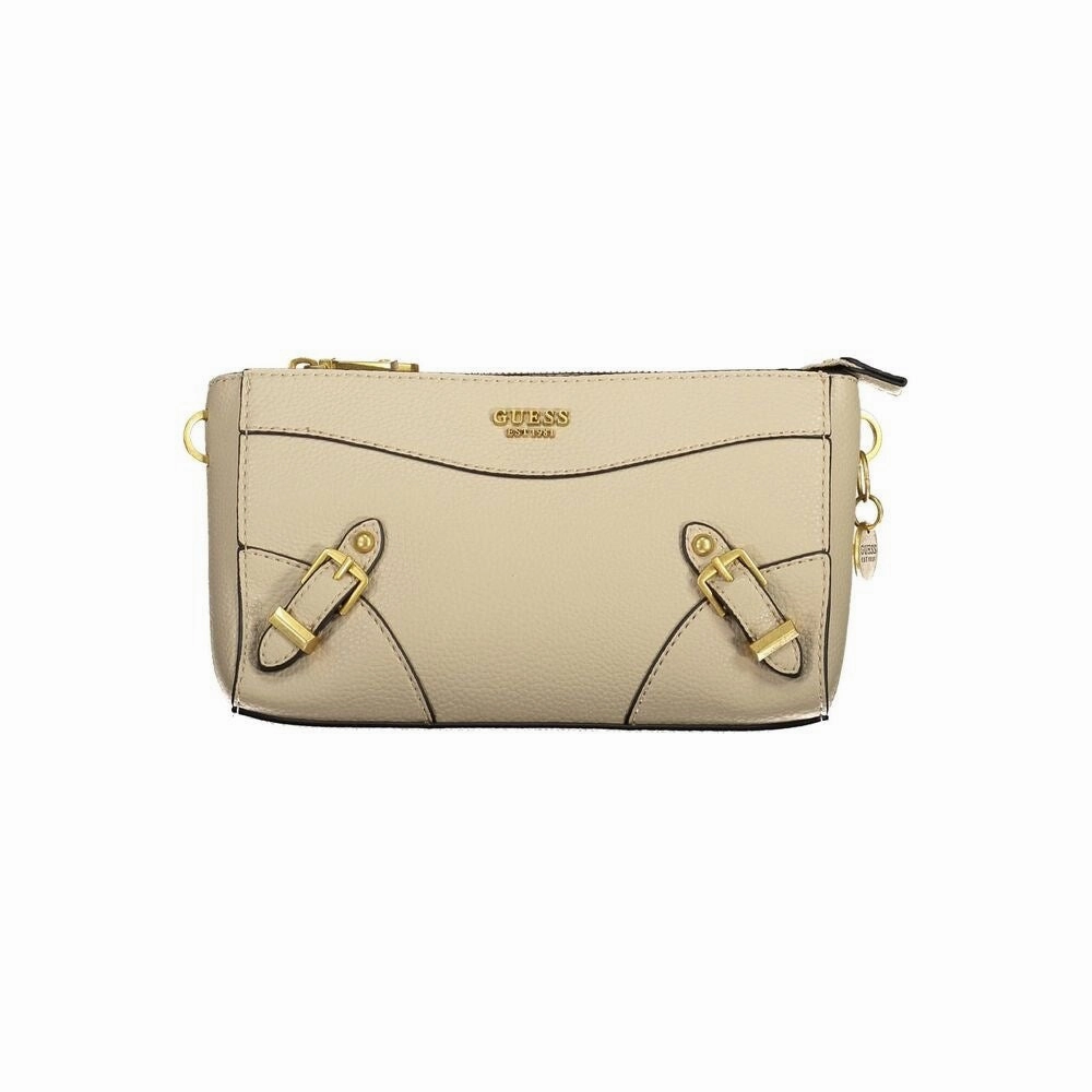 Guess Jeans Beige Polyethylene Women's Handbag