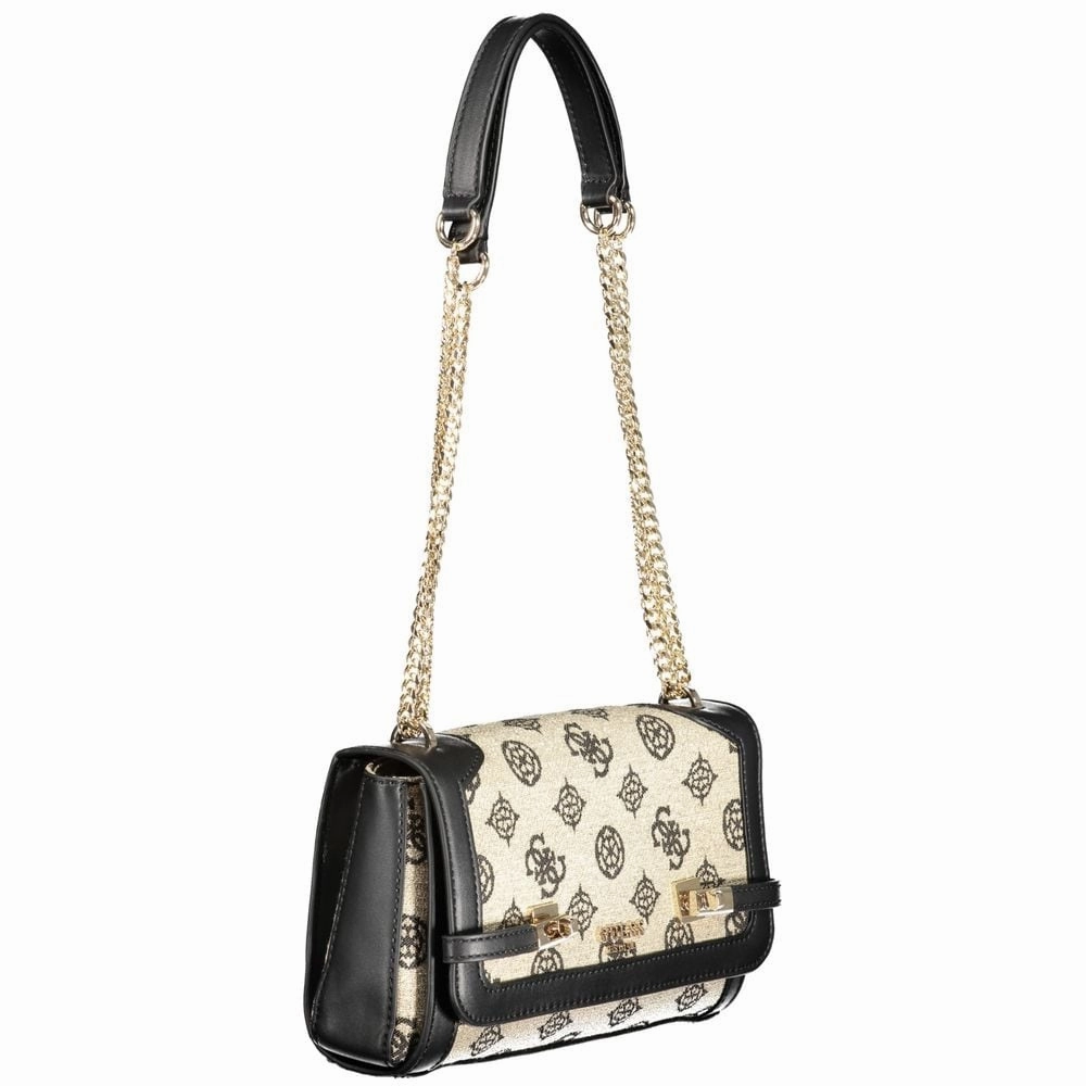 Guess Jeans Black Cotton Women's Handbag