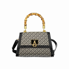 Guess Jeans Black Cotton Women's Handbag