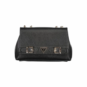 Guess Jeans Black Polyethylene Handbag
