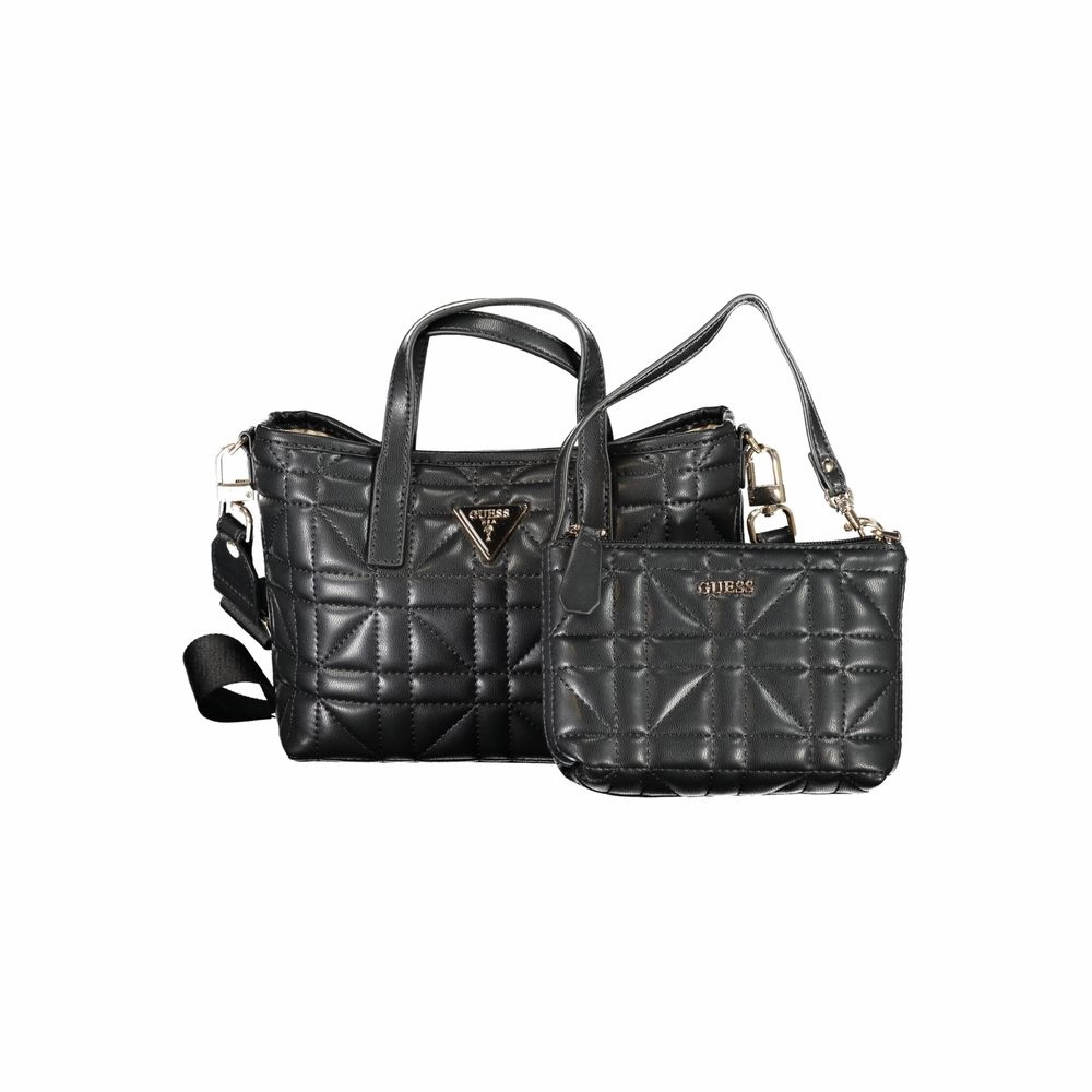 Guess Jeans Black Polyethylene Handbag