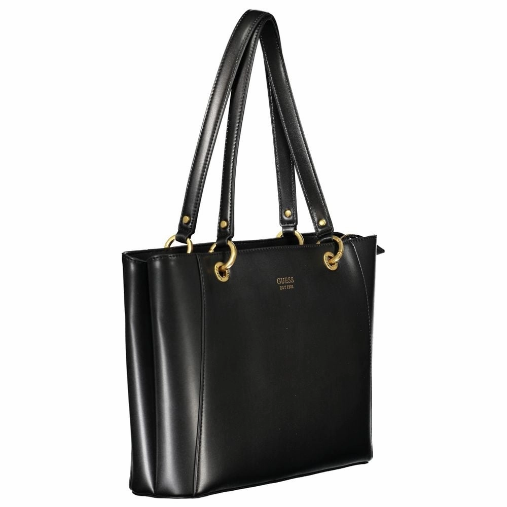 Guess Jeans Black Polyethylene Women's Handbag