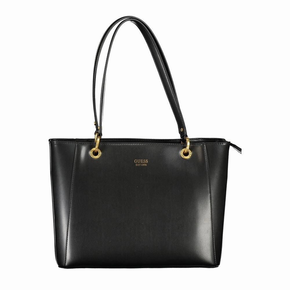 Guess Jeans Black Polyethylene Women's Handbag