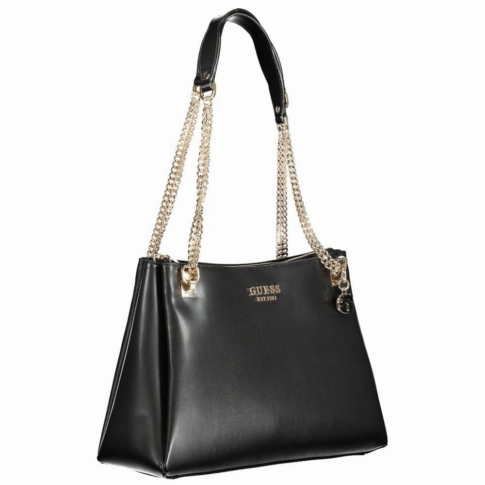 Guess Jeans Black Polyethylene Women's Handbag