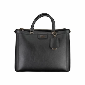 Guess Jeans Black Polyethylene Women's Handbag