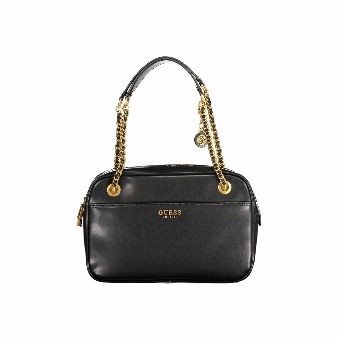 Guess Jeans Black Polyethylene Women Women's Handbag