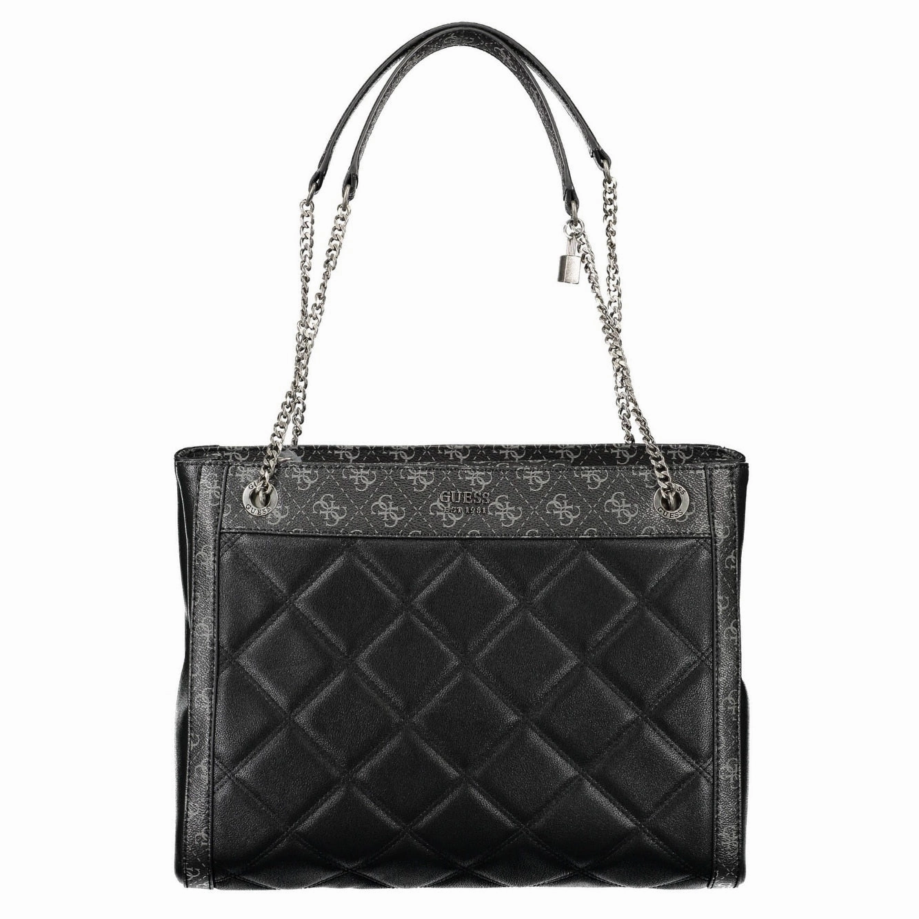 Guess Jeans Black Polyethylene Women Women's Handbag
