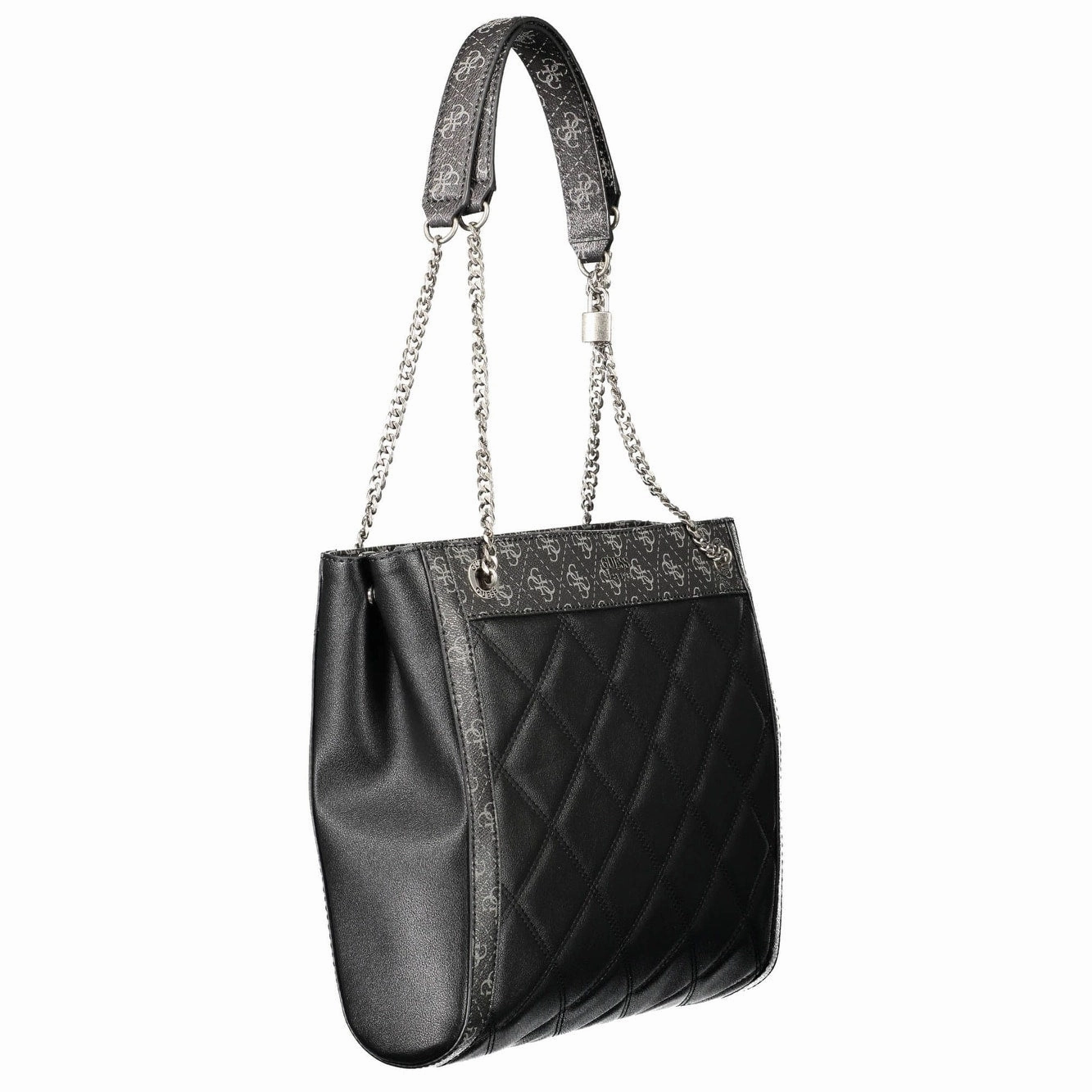 Guess Jeans Black Polyethylene Women Women's Handbag