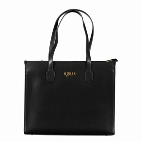 Guess Jeans Black Polyethylene Women Women's Handbag