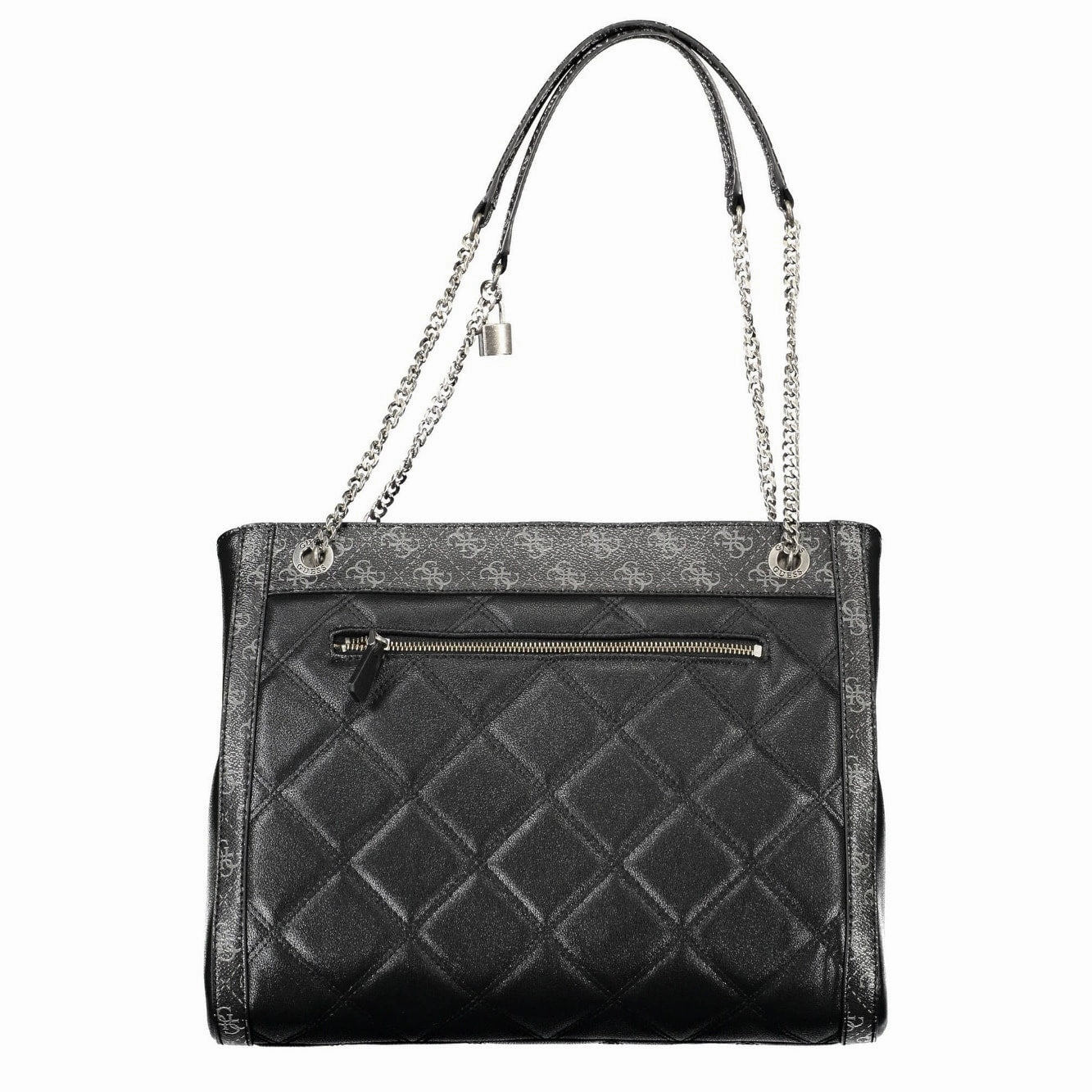 Guess Jeans Black Polyethylene Women Women's Handbag