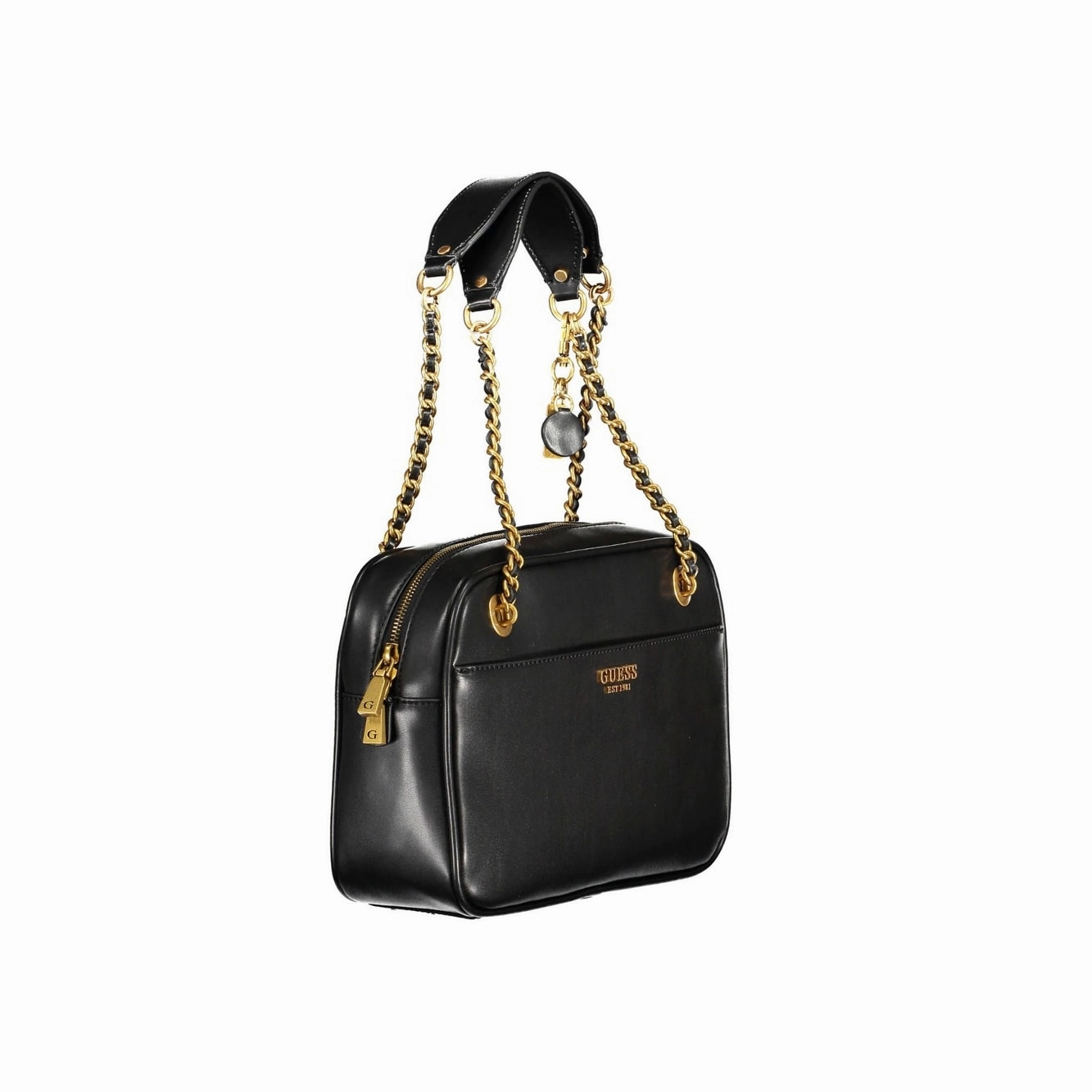 Guess Jeans Black Polyethylene Women Women's Handbag