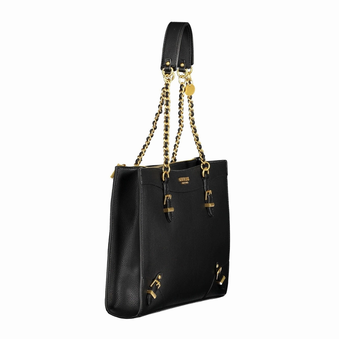 Guess Jeans Black Polyethylene Women Women's Handbag