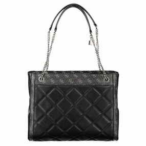 Guess Jeans Black Polyethylene Women Women's Handbag