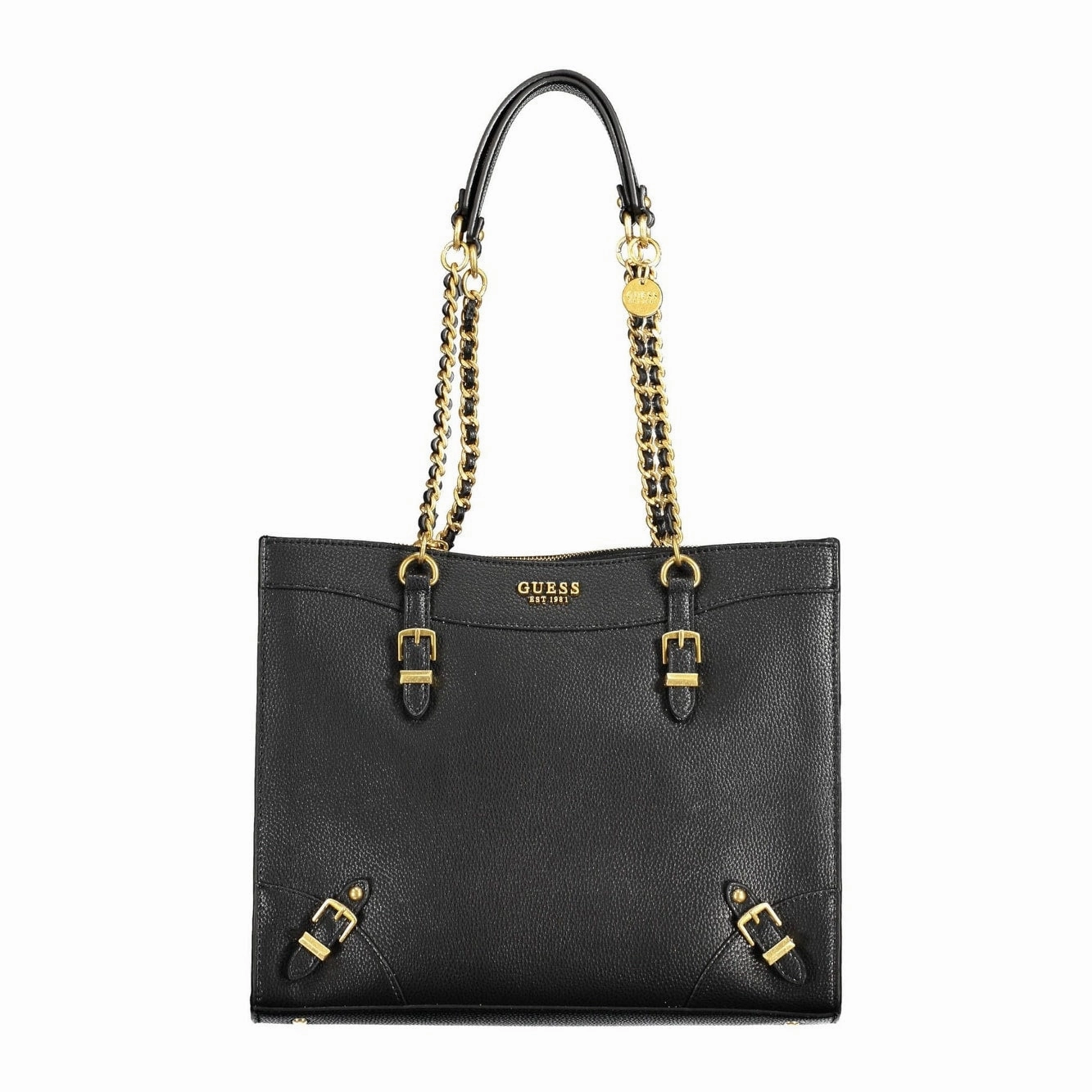 Guess Jeans Black Polyethylene Women Women's Handbag
