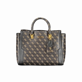 Guess Jeans Brown Polyethylene Women's Handbag