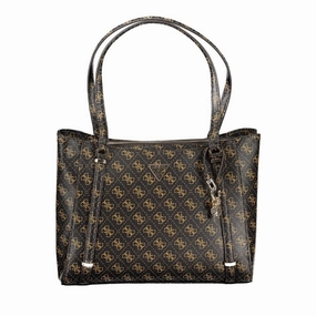 Guess Jeans Brown Polyethylene Women's Handbag