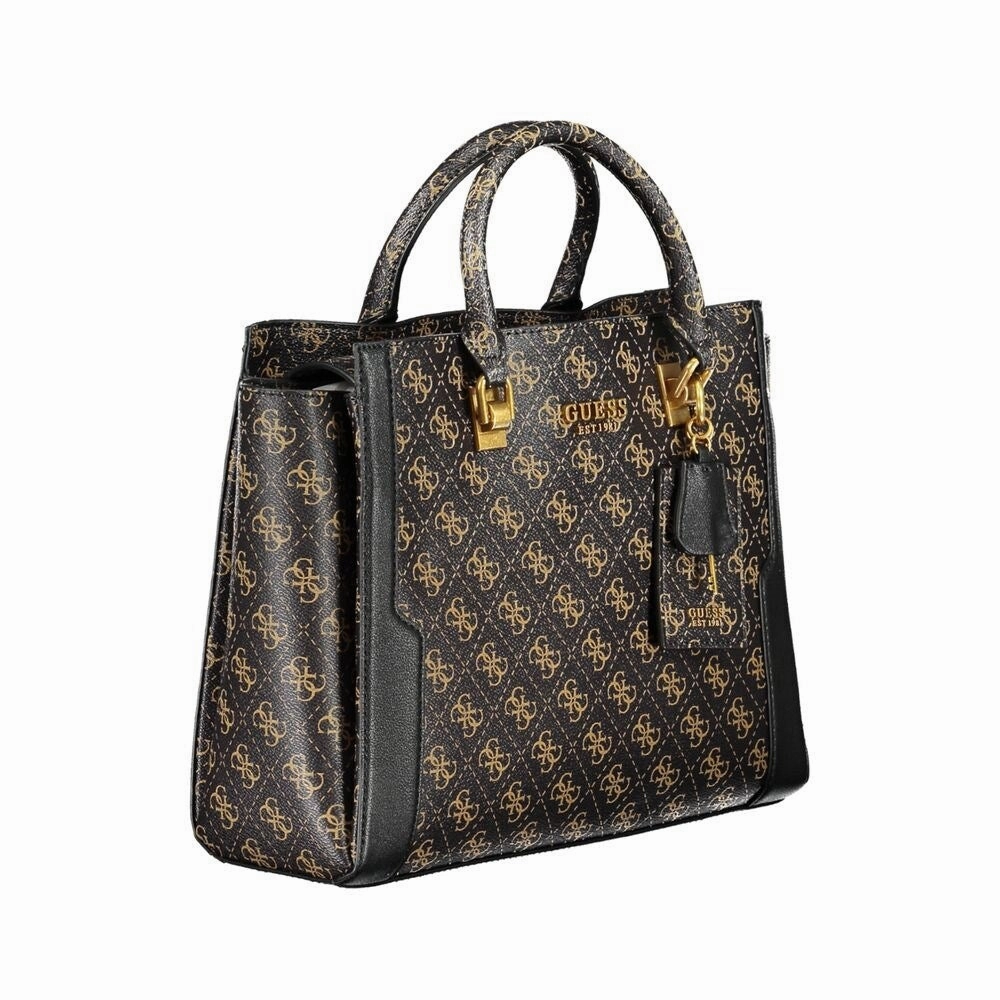 Guess Jeans Brown Polyethylene Women's Handbag