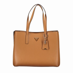 Guess Jeans Brown Polyethylene Women's Handbag
