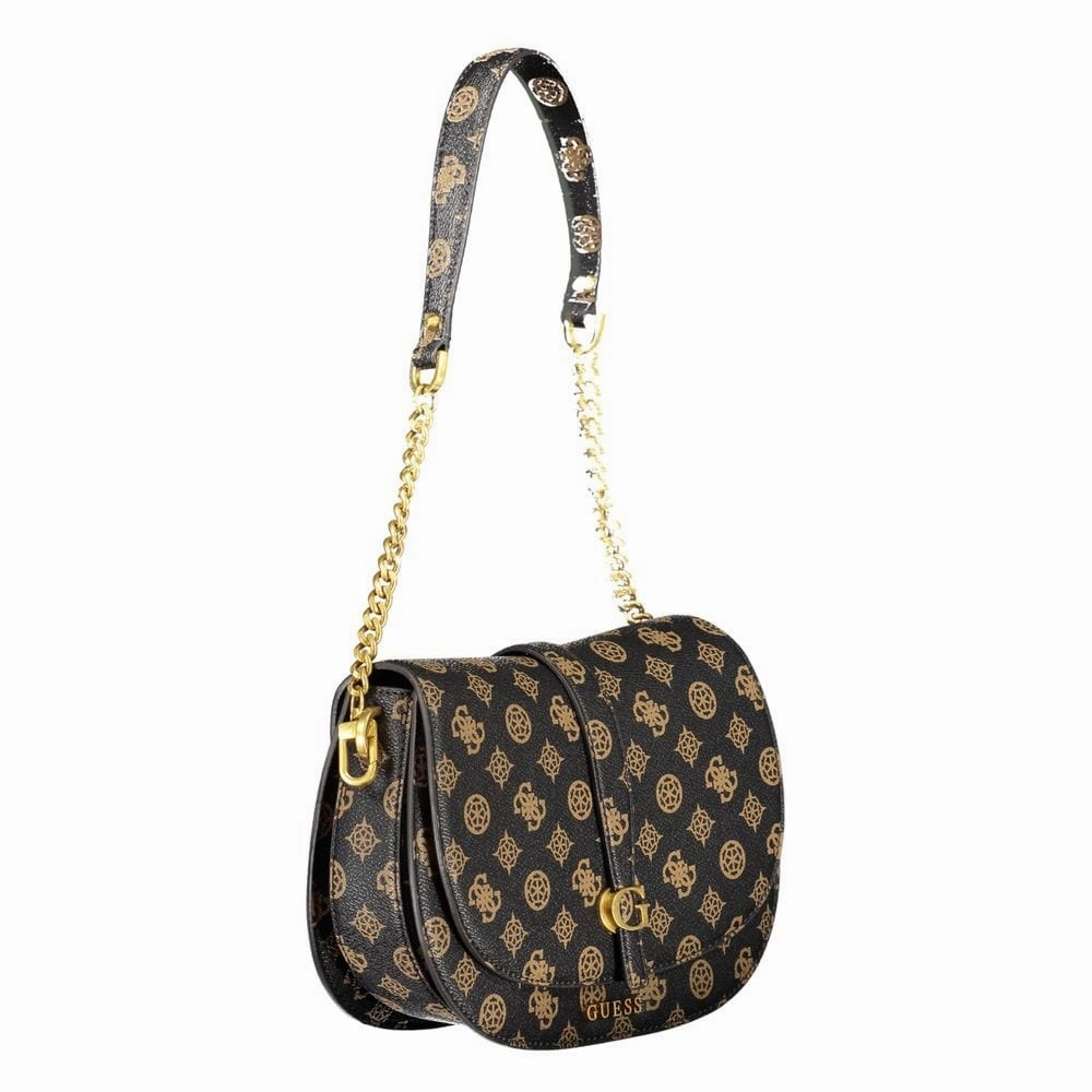 Guess Jeans Brown Polyethylene Women's Handbag