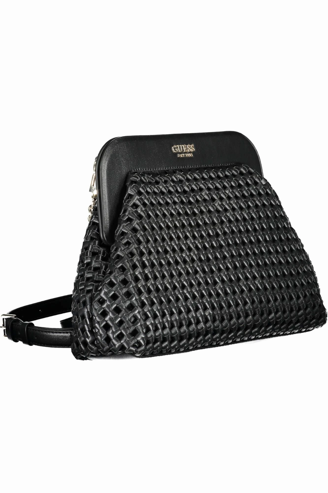 Guess Jeans Chic  Polyurethane Satchel with Logo Women's Detail