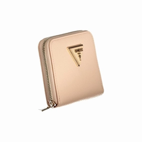 Guess Jeans Pink Polyethylene Women's Wallet