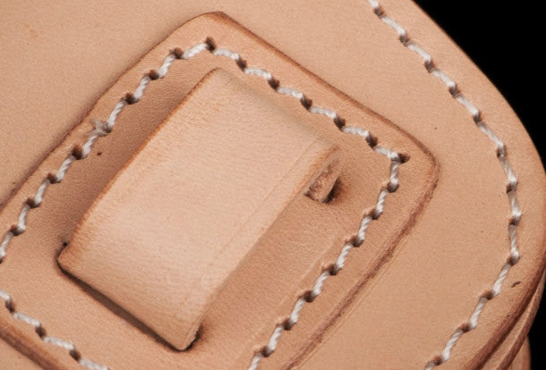 Handmade beige leather men biker wallet Long wallet with multi card clutch for men