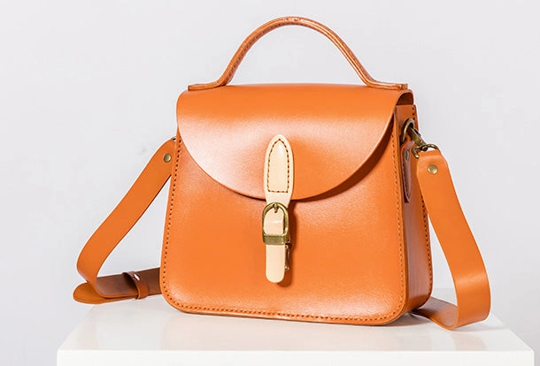 Handmade Genuine Leather Handbag Bag Crossbody Bag Shoulder Bag Purse For Women