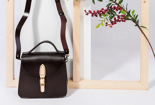 Handmade Genuine Leather Handbag Bag Crossbody Bag Shoulder Bag Purse For Women