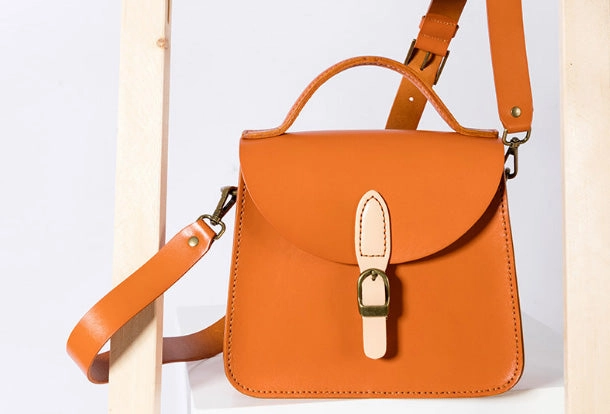 Handmade Genuine Leather Handbag Bag Crossbody Bag Shoulder Bag Purse For Women